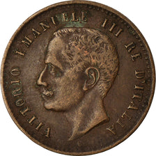 Coin, Italy, Vittorio Emanuele III, 2 Centesimi, 1908, Rome, VF(30-35), Bronze