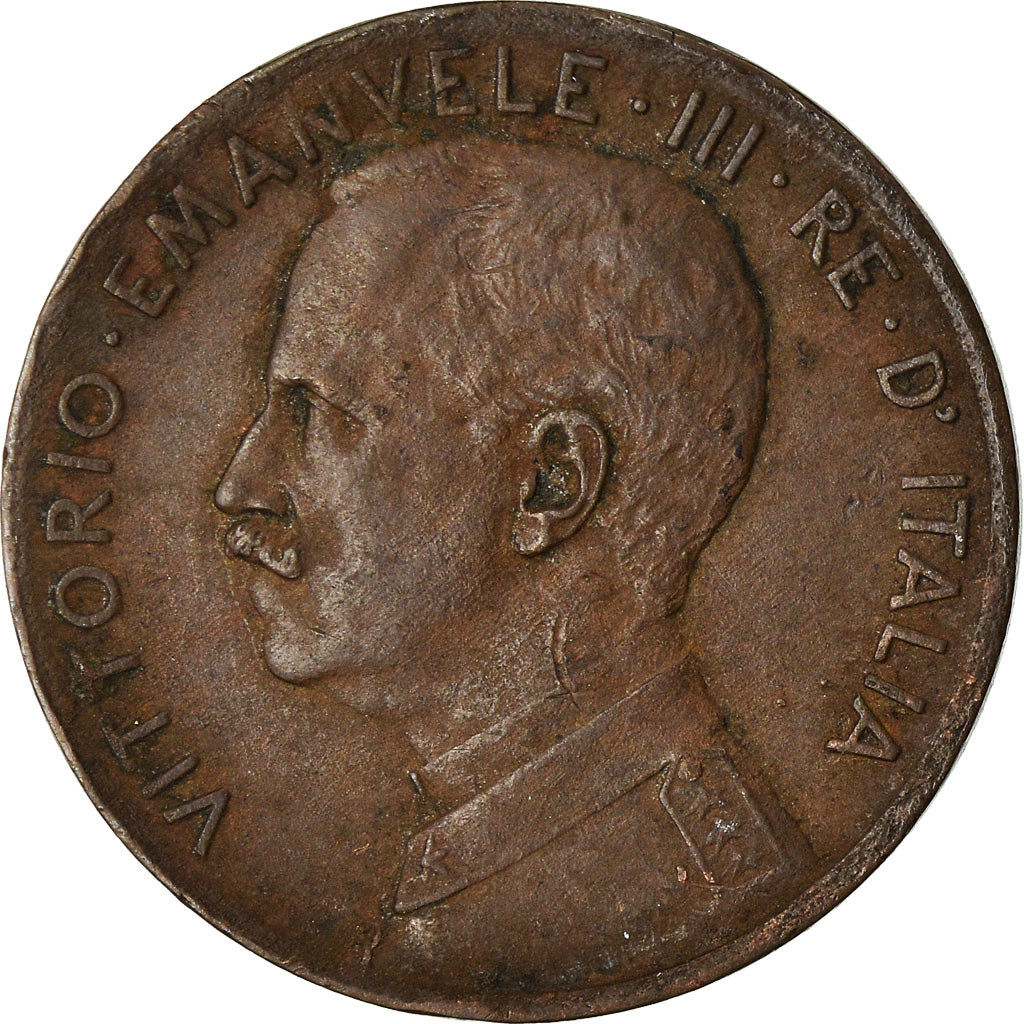 Coin, Italy, Vittorio Emanuele III, 2 Centesimi, 1915, Rome, VF(30-35), Bronze