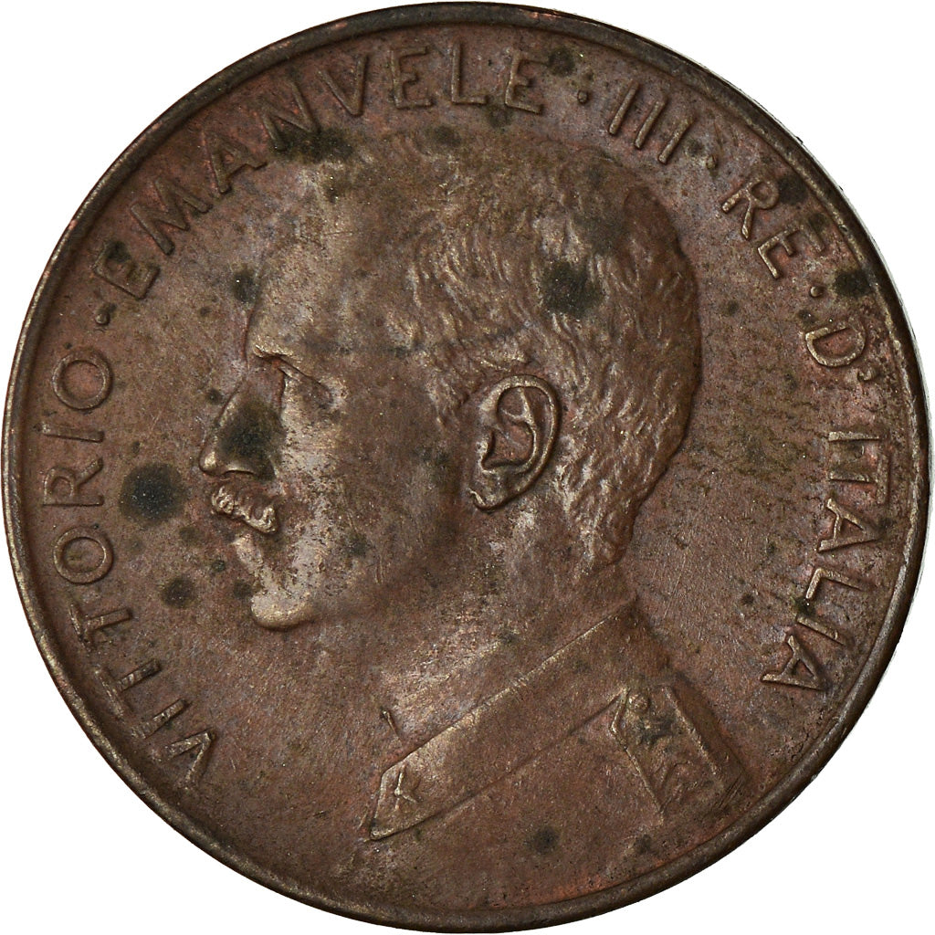 Coin, Italy, Vittorio Emanuele III, 2 Centesimi, 1917, Rome, EF(40-45), Bronze