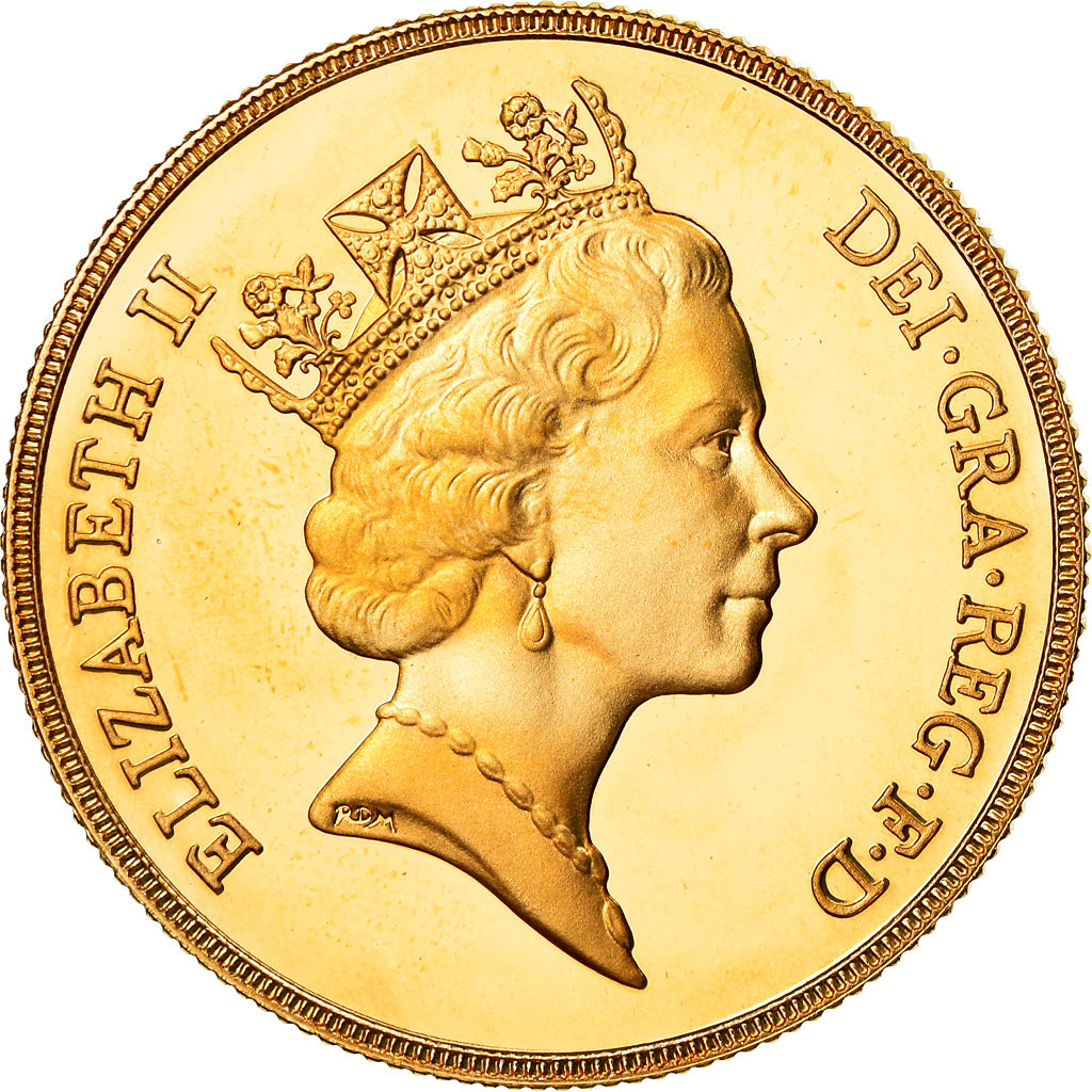 Monnaie, Grande-Bretagne, Elizabeth II, 2 Pounds, 1985, FDC, Or, KM:944