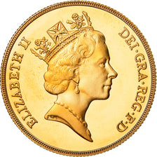 Monnaie, Grande-Bretagne, Elizabeth II, 2 Pounds, 1985, FDC, Or, KM:944