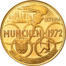 Coin, FUJAIRAH, Muhammad bin Hamad al-Sharqi, 50 Riyals, 1969, MS(63), Gold