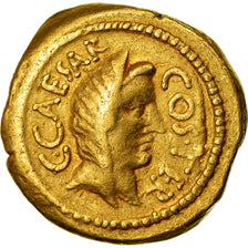 Munten, Julius Caesar, Aureus, Rome, ZF+, Goud, Cohen:2