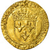 Moeda, França, François Ier, Ecu d'or, Aix-en-Provence, VF(30-35), Dourado