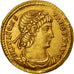 Coin, Constans, Solidus, 337-350, Aquileia, AU(55-58), Gold, RIC:39