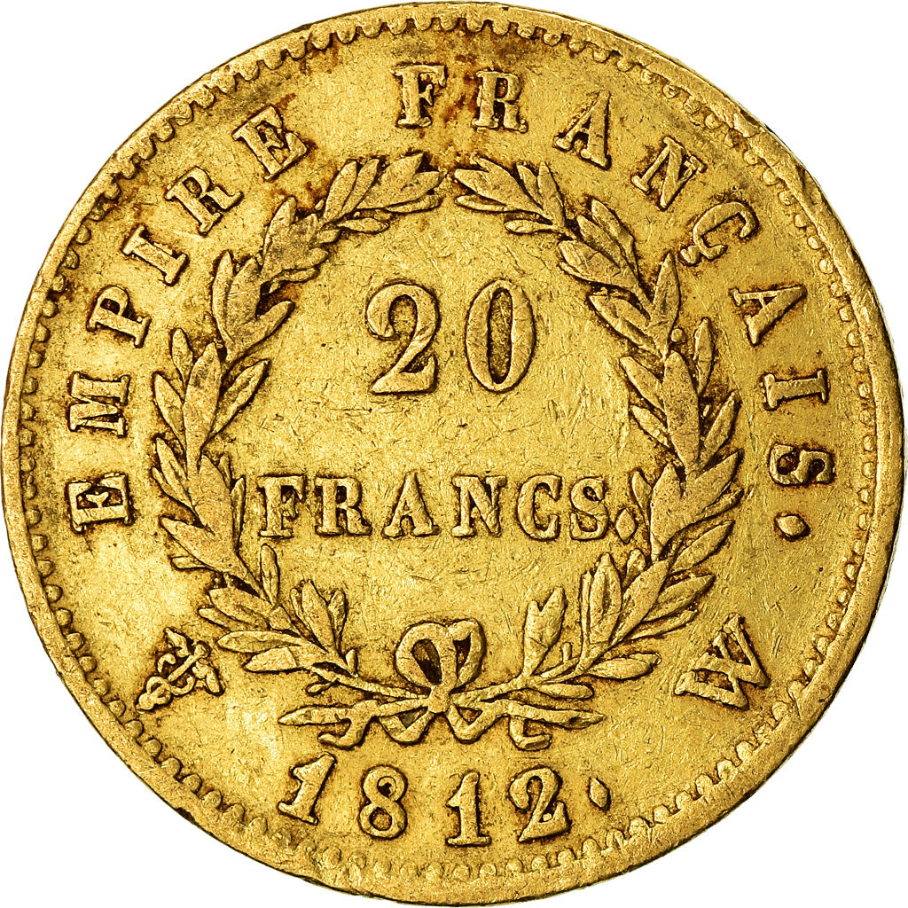Münze, Frankreich, Napoléon I, 20 Francs, 1812, Lille, SS, Gold, KM:695.10
