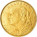 Coin, Switzerland, 10 Francs, 1922, Bern, MS(63), Gold, KM:36