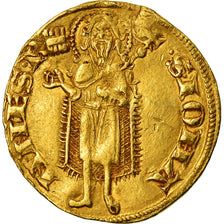 Coin, ITALIAN STATES, TUSCANY, Florin, Florence, EF(40-45), Gold, Friedberg:275