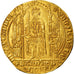 Monnaie, Belgique, Louis II de Mâle, Franc à pied, Gand, SPL, Or, Delmonte:464