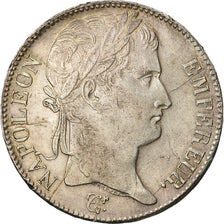 Coin, France, Napoléon I, 5 Francs, 1815, Limoges, Fautée, AU(55-58), Silver