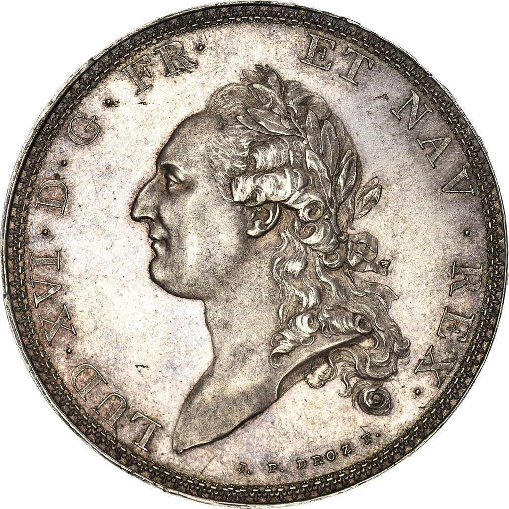 Coin, France, Louis XVI, Ecu de Calonne, Ecu, 1786, Paris, MS(60-62), Silver