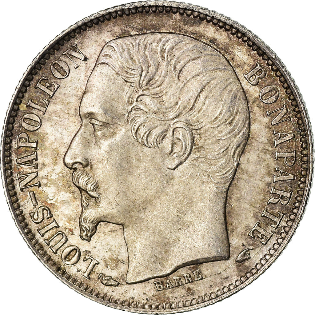 Coin, France, Napoléon III, 50 Centimes, 1852, Paris, MS(63), Silver, KM:793