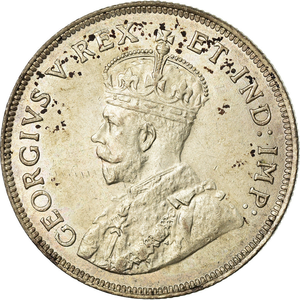 Coin, EAST AFRICA, George V, Shilling, 1924, MS(60-62), Silver, KM:21
