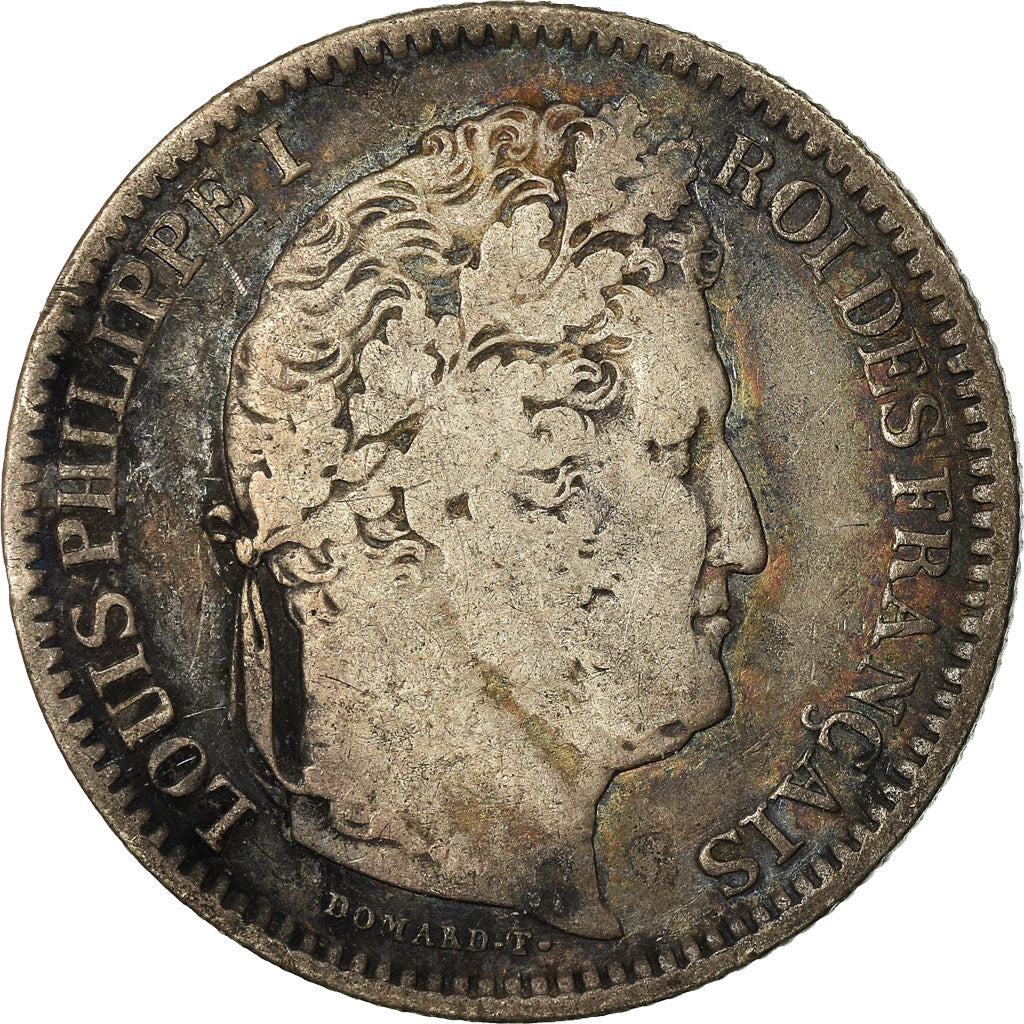 Moneta, Francia, Louis-Philippe, 2 Francs, 1834, Paris, MB, Argento, KM:743.1