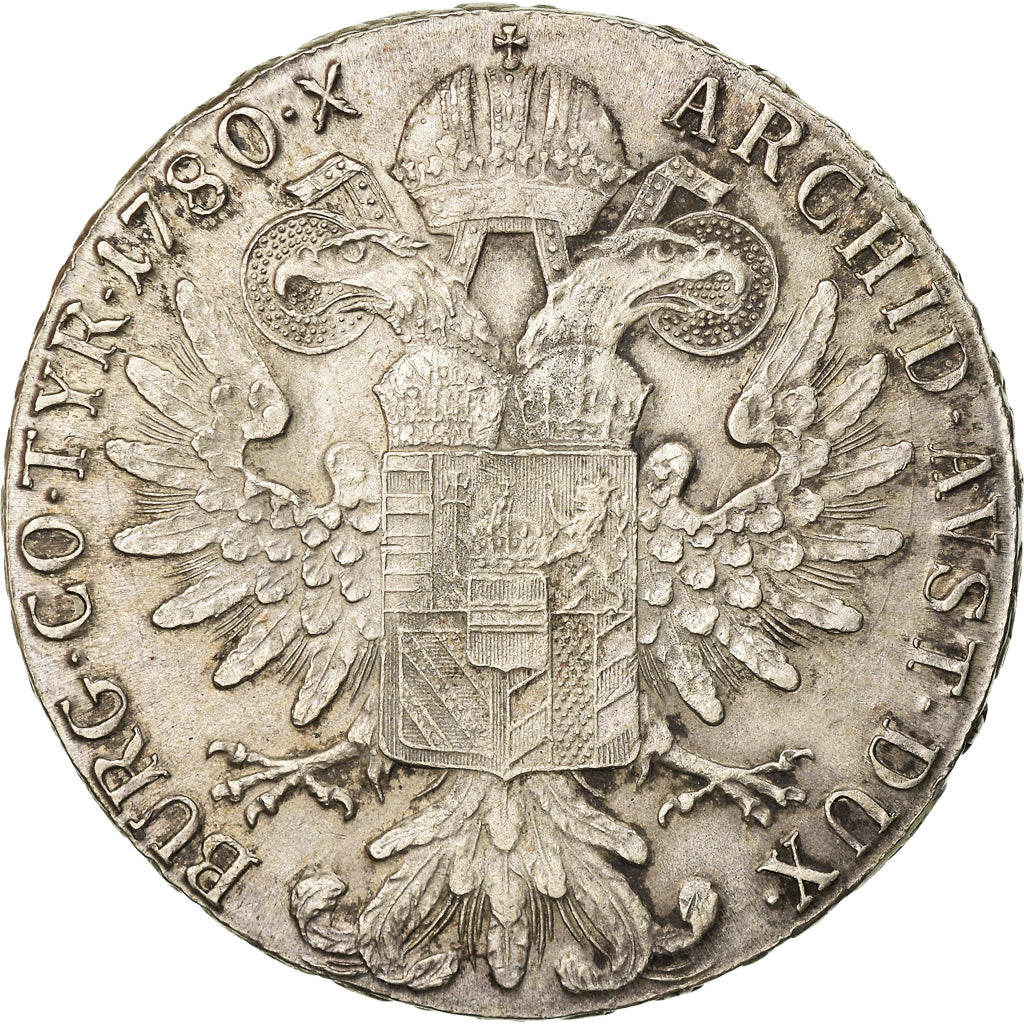 Coin, Austria, Joseph II, Thaler, 1780, Restrike, MS(60-62), Silver, KM:T1
