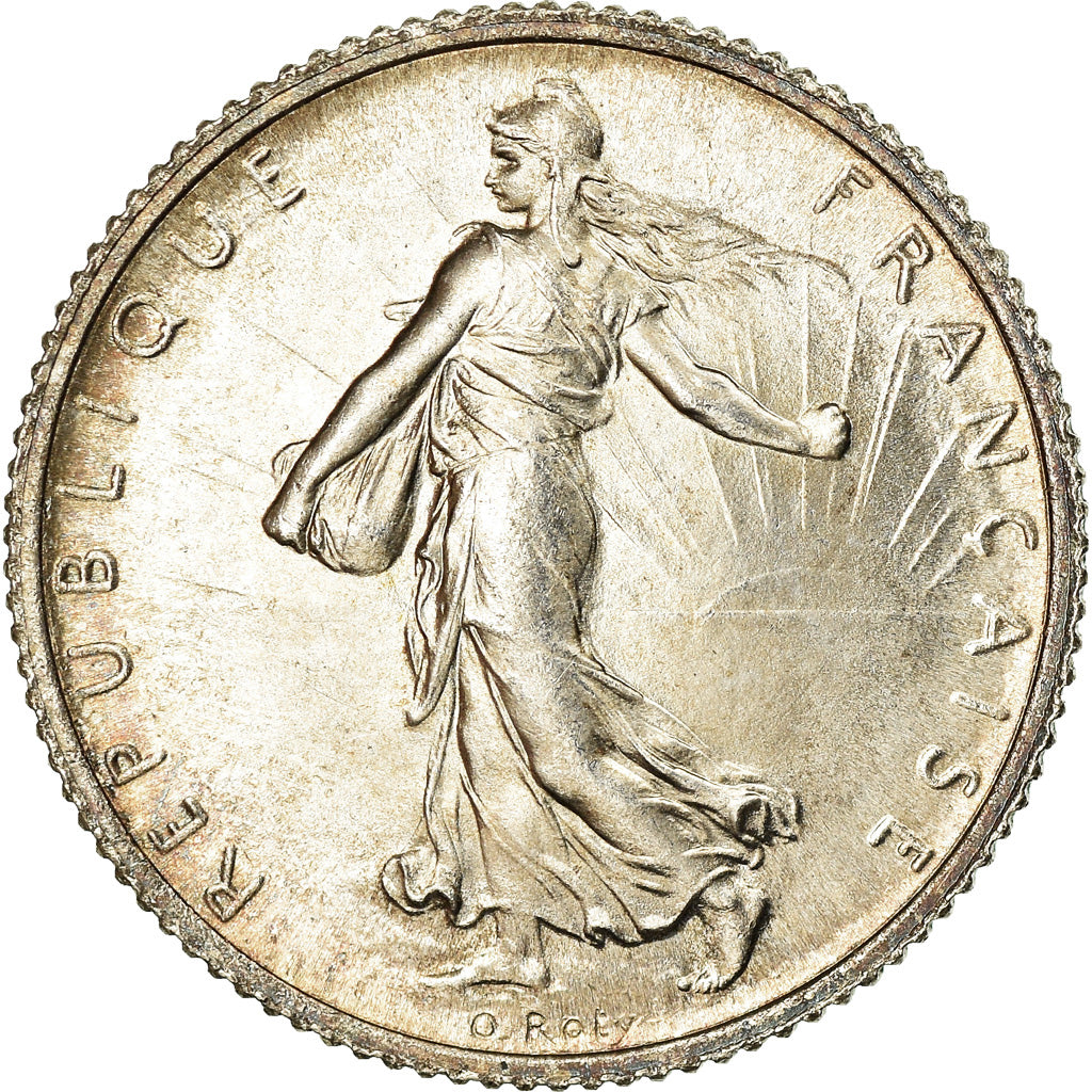 Monnaie, France, Semeuse, Franc, 1916, Paris, SPL+, Argent, Gadoury:467