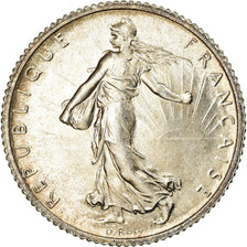 Moneta, Francja, Semeuse, Franc, 1916, Paris, MS(64), Srebro, KM:844.1