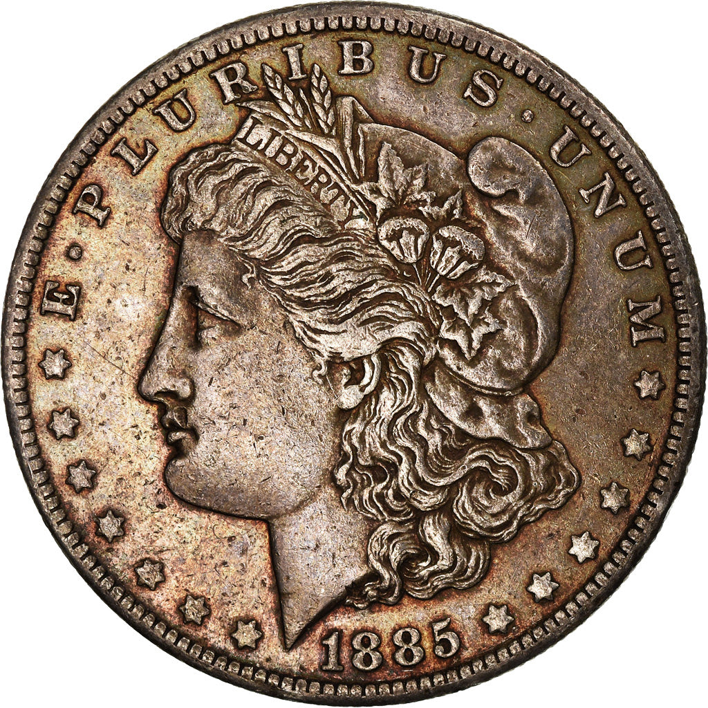Coin, United States, Morgan Dollar, Dollar, 1885, U.S. Mint, New Orleans