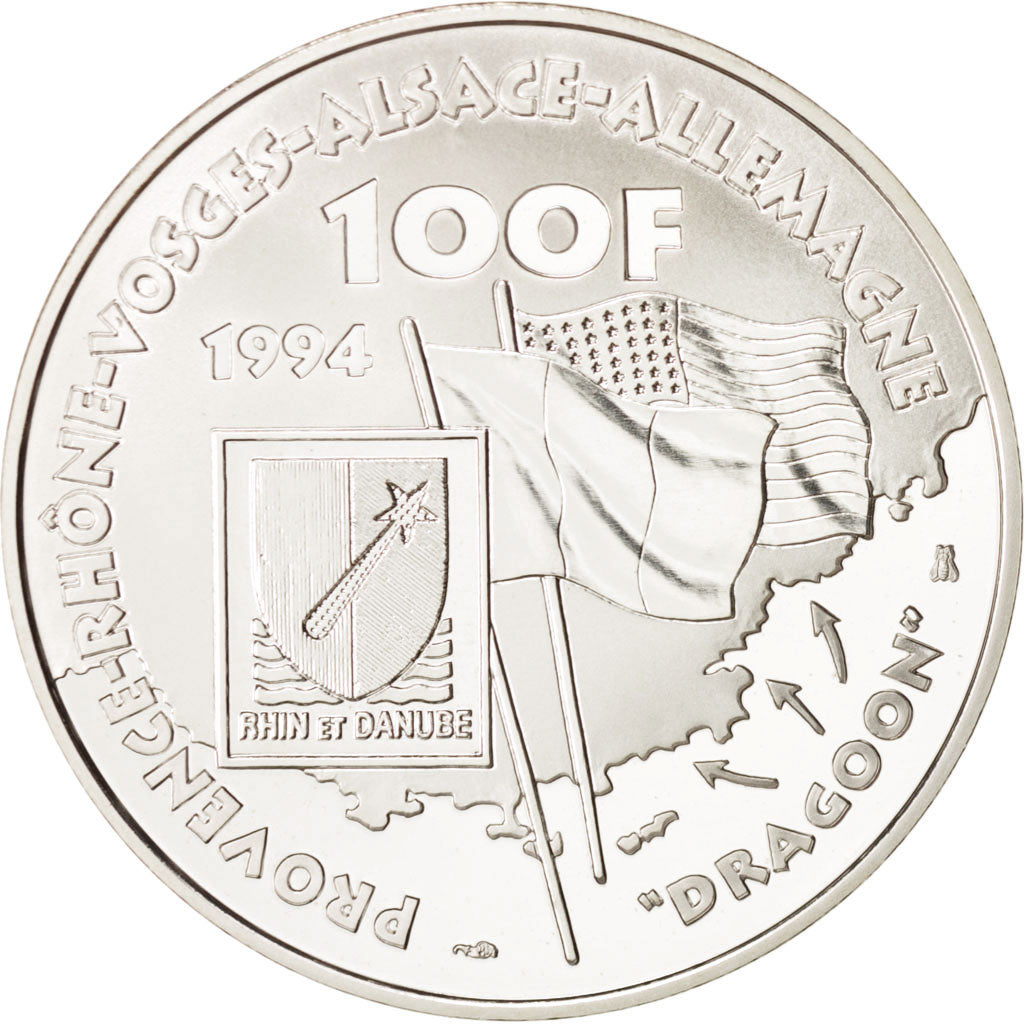 Coin, France, 100 Francs, 1994, MS(65-70), Silver, KM:1044