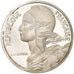 Coin, France, Marianne, 5 Centimes, 1977, Piéfort, MS(65-70), Silver, KM:P570