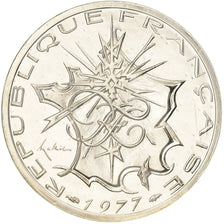 Coin, France, Mathieu, 10 Francs, 1977, Piéfort, MS(65-70), Silver, KM:P588