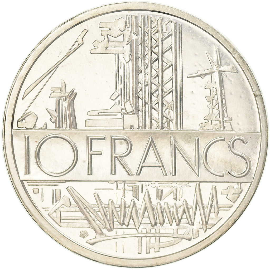 Coin, France, Mathieu, 10 Francs, 1977, Piéfort, MS(65-70), Silver, KM:P588