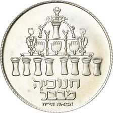 Coin, Israel, 5 Lirot, 1973, Jerusalem, AU(55-58), Silver, KM:75.1