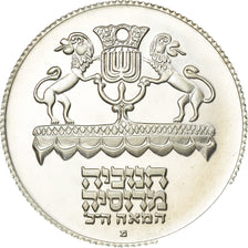 Coin, Israel, 5 Lirot, 1972, Jerusalem, AU(55-58), Silver, KM:69.1
