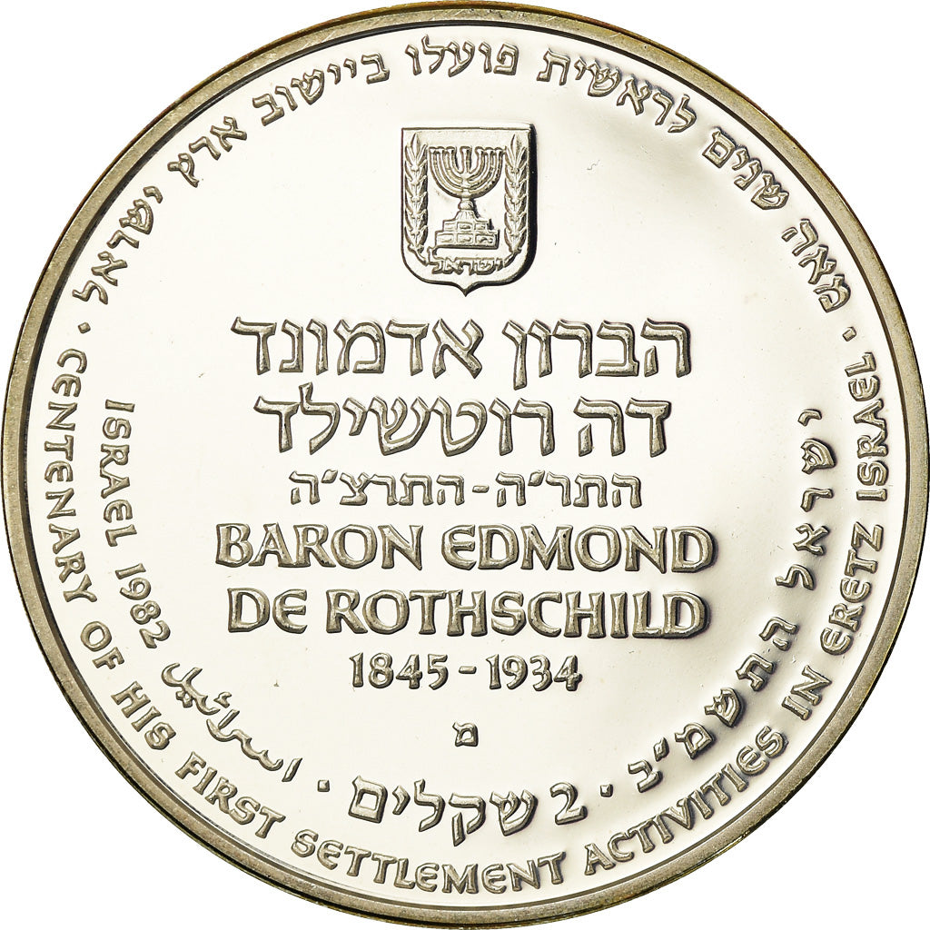 Münze, Israel, 2 Sheqalim, 1982, Proof, UNZ, Silber, KM:117