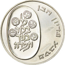 Coin, Israel, 10 Lirot, 1974, Jerusalem, AU(55-58), Silver, KM:76.1