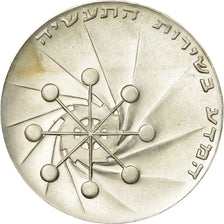 Coin, Israel, 10 Lirot, 1971, AU(55-58), Silver, KM:58