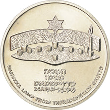 Moeda, Israel, Sheqel, 1984, Paris, MS(63), Prata, KM:144