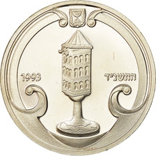 Coin, Israel, New Sheqel, 1993, Utrecht, Netherlands, MS(63), Silver, KM:250