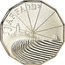 Coin, Israel, 1/2 New Sheqel, 1989, Stuttgart, MS(63), Silver, KM:202