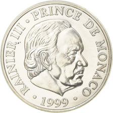 Moneda, Mónaco, Rainier III, 100 Francs, 1999, Paris, EBC, Plata, KM:175