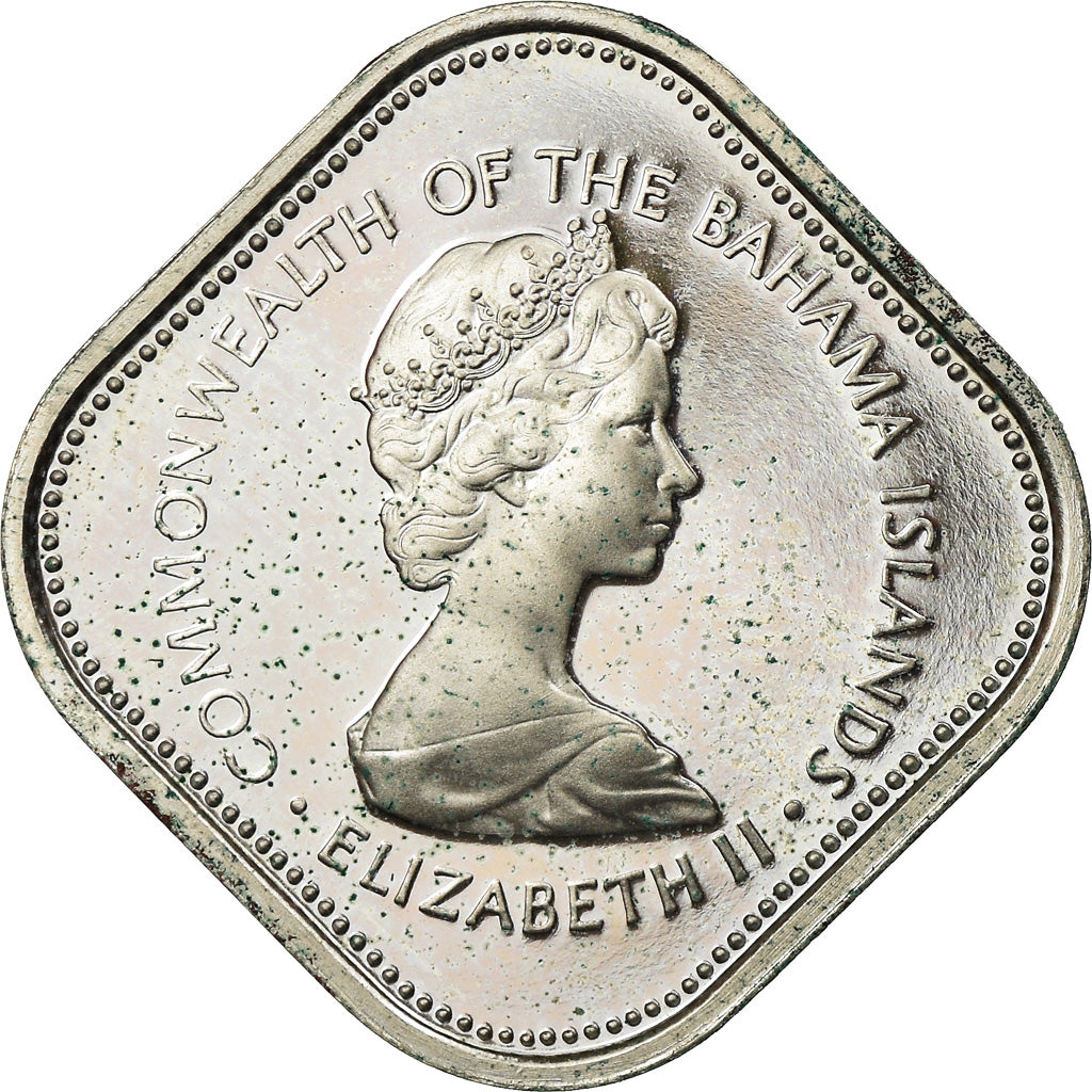 Monnaie, Bahamas, Elizabeth II, 15 Cents, 1973, Franklin Mint, U.S.A., SUP