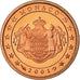 Monaco, Euro Cent, 2001, Proof, STGL, Copper Plated Steel, KM:167
