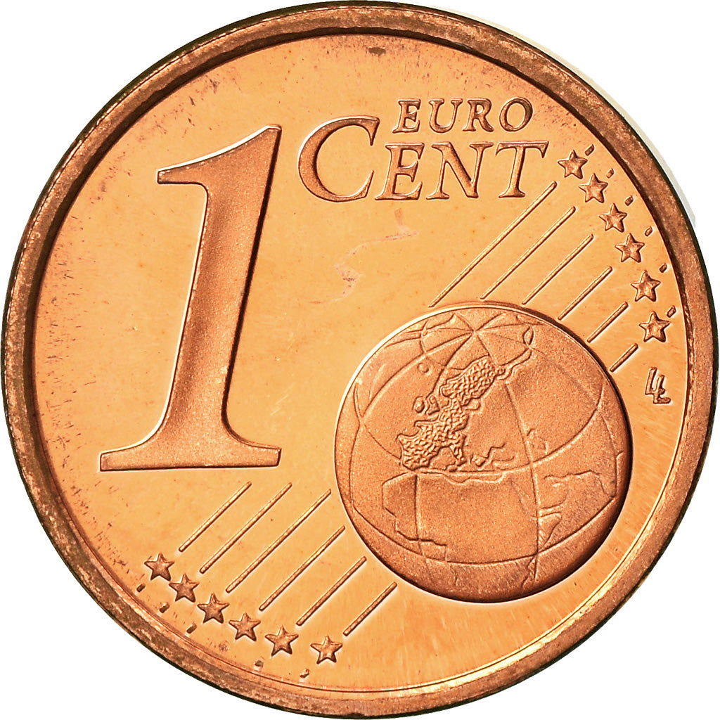 Mónaco, Euro Cent, 2001, Proof, FDC, Cobre chapado en acero, KM:167