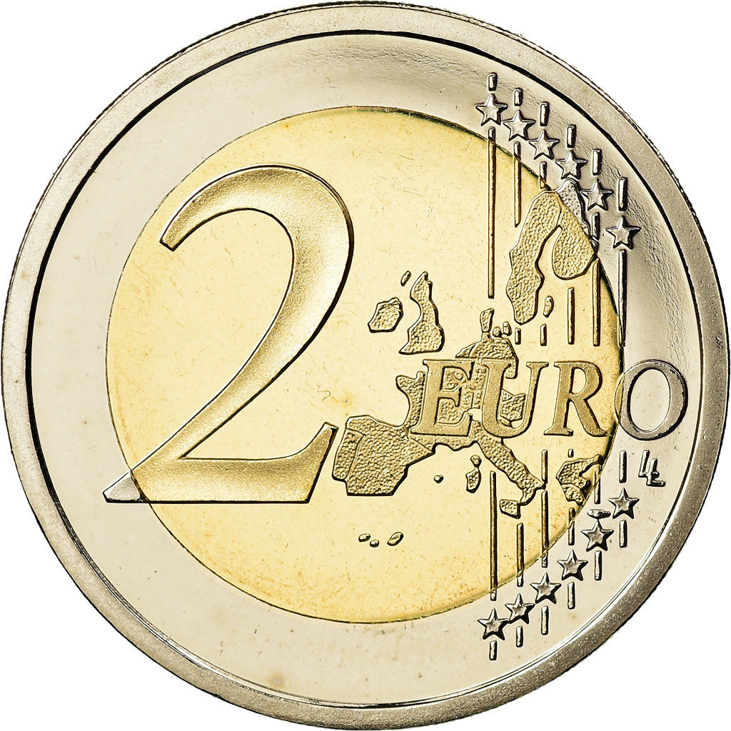 Monaco, 2 Euro, Prince Rainier III, 2001, Proof, MS(65-70), Bi-Metallic, KM:174
