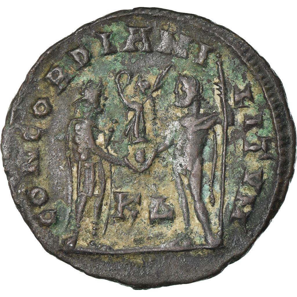 Coin, Maximianus, Antoninianus, 295-299, Kyzikos, EF(40-45), Copper, RIC:15b