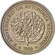Azores, 100 Escudos, 1986, Copper-nickel, KM:45