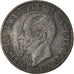 Moneta, Włochy, Vittorio Emanuele II, Centesimo, 1861, Milan, VF(20-25)