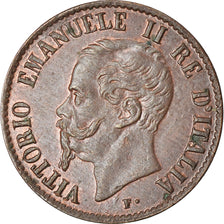 Coin, Italy, Vittorio Emanuele II, Centesimo, 1867, Milan, MS(60-62), Copper