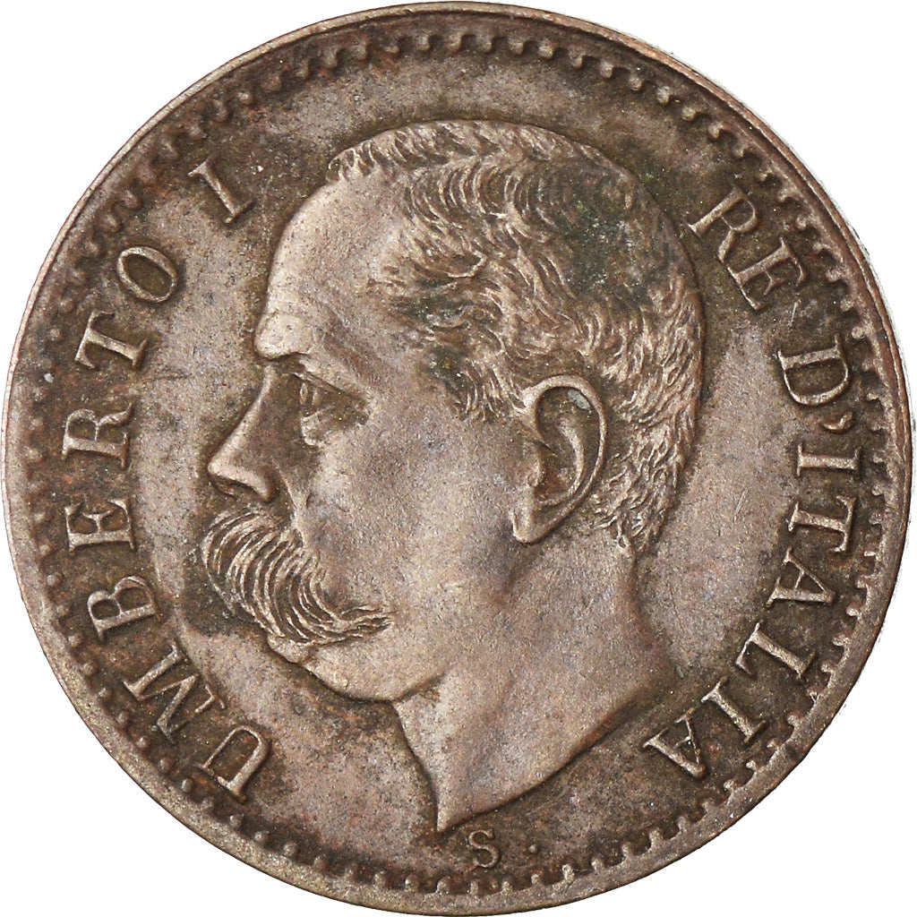 Coin, Italy, Umberto I, Centesimo, 1895, Rome, EF(40-45), Copper, KM:29