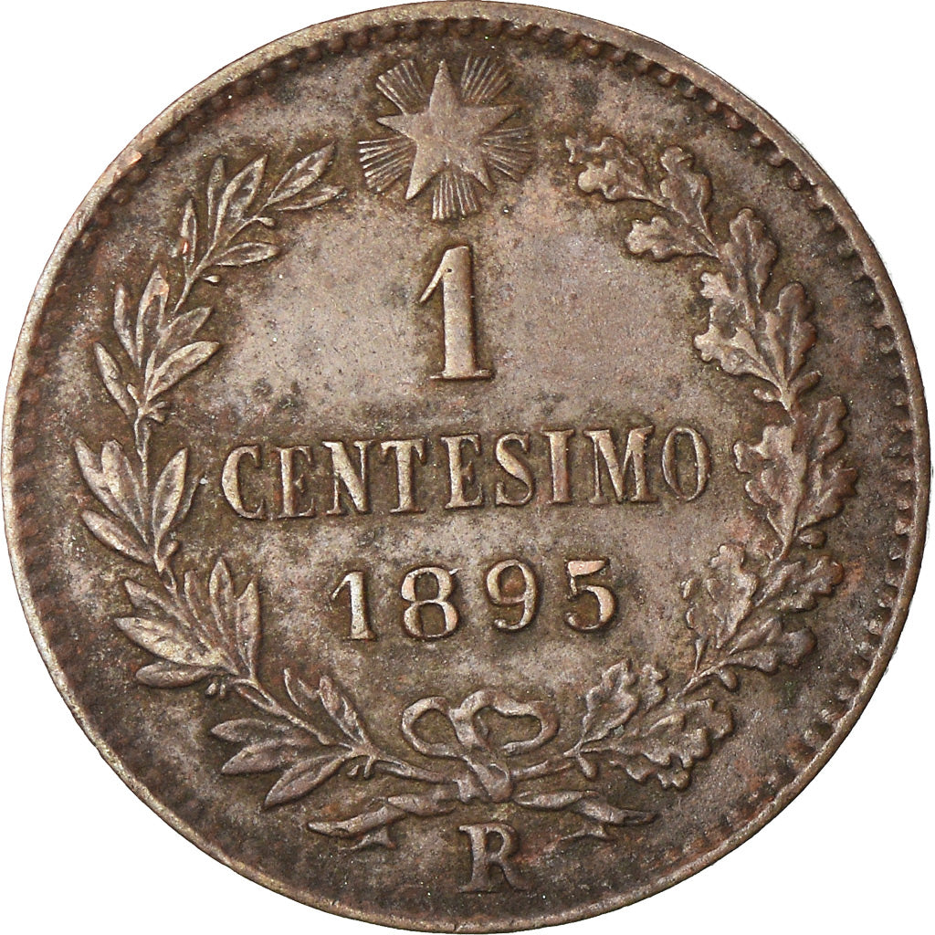 Coin, Italy, Umberto I, Centesimo, 1895, Rome, EF(40-45), Copper, KM:29