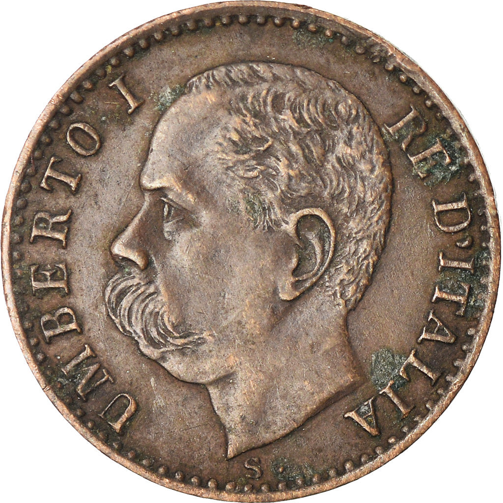 Coin, Italy, Umberto I, Centesimo, 1895, Rome, EF(40-45), Copper, KM:29