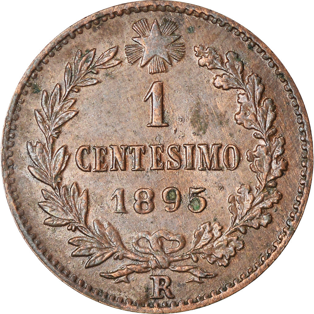 Coin, Italy, Umberto I, Centesimo, 1895, Rome, AU(50-53), Copper, KM:29