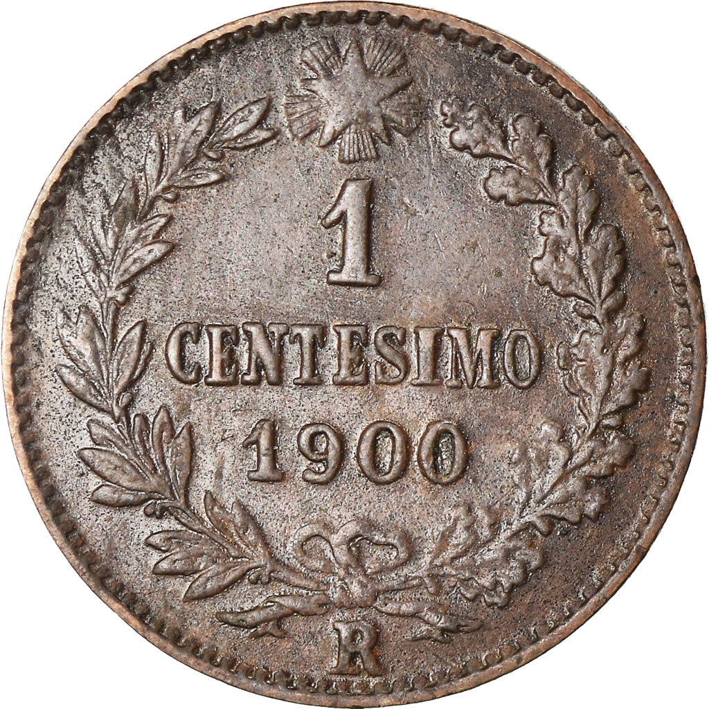 Coin, Italy, Umberto I, Centesimo, 1900, Rome, EF(40-45), Copper, KM:29