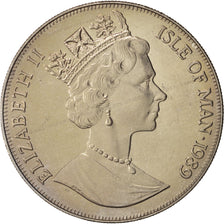 Isle of Man, H.M.S. Bounty, Crown, 1989, Copper-nickel, KM:241