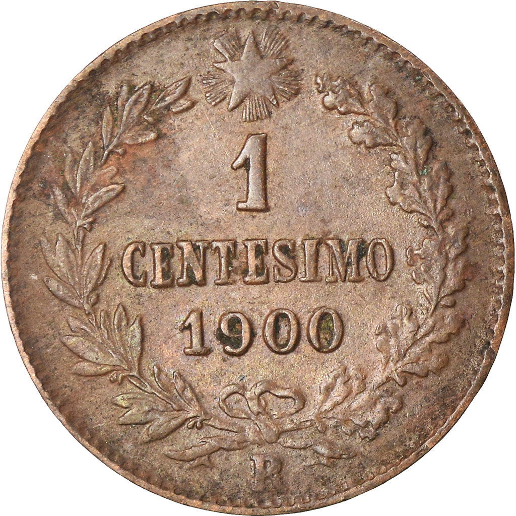 Coin, Italy, Umberto I, Centesimo, 1900, Rome, EF(40-45), Copper, KM:29
